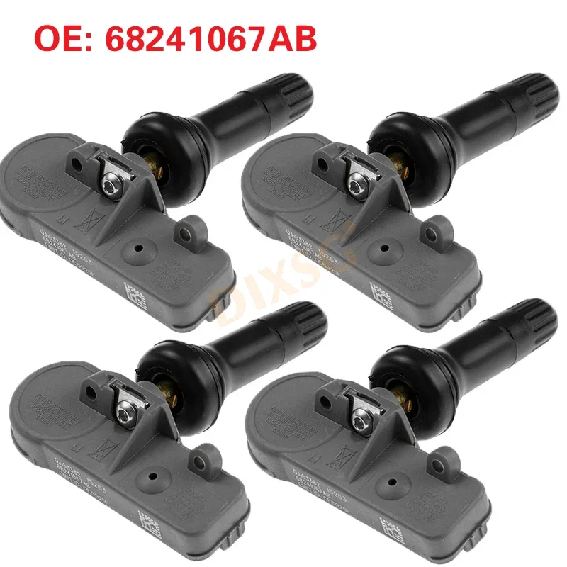 NEW 68241067AB Tire Pressure Monitor Sensors TPMS For 2010-2015 Chrysler Dodge Fiat Jeep Lancia Ram Alfa TPMS 433Mhz