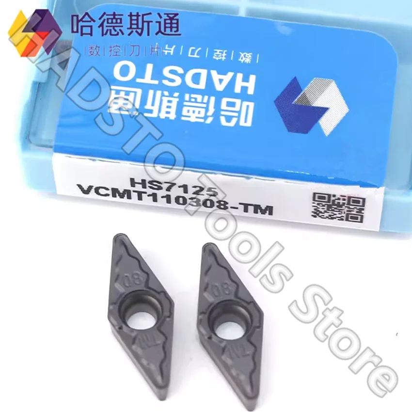 

VCMT110304-TM HS7225/VCMT110308-TM HS7225/VCMT110304-TM HS7125/VCMT110308-TM HS7125 HADSTO CNC carbide inserts Turning inserts