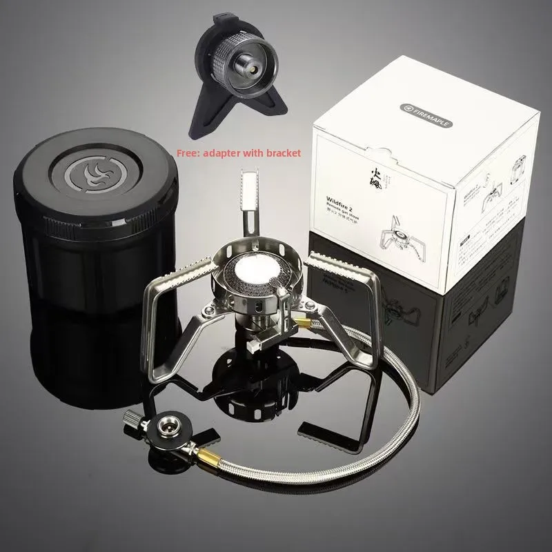 

Fire Maple Wildfire 2-split folding gas stove, outdoor camping portable burner, kettle and pot to boil water and make tea