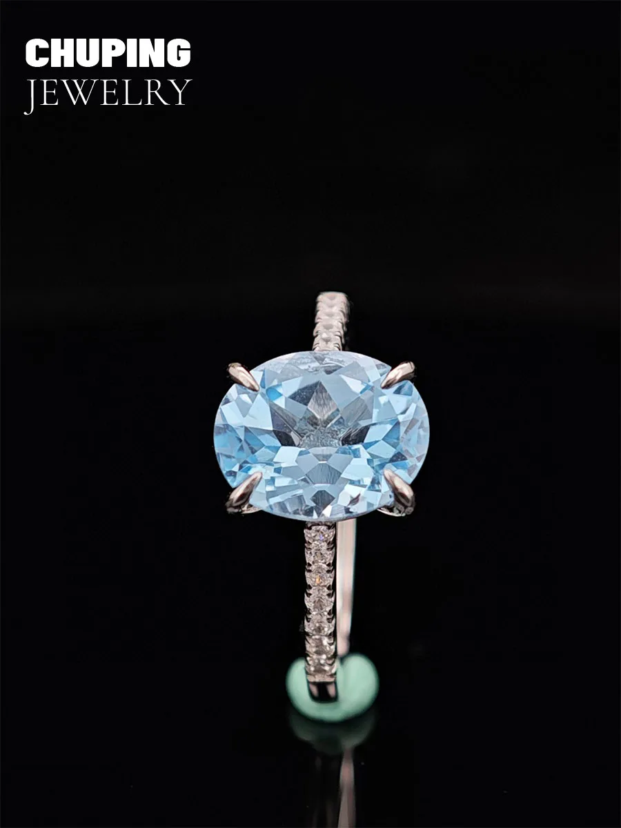 

Chu Ping модные украшения натуральный топаз, желтый кристалл и аметтека, овальная огранка 8*10 мм, кольцо S925, насыщенное в цвет, маневфест, личный вкус