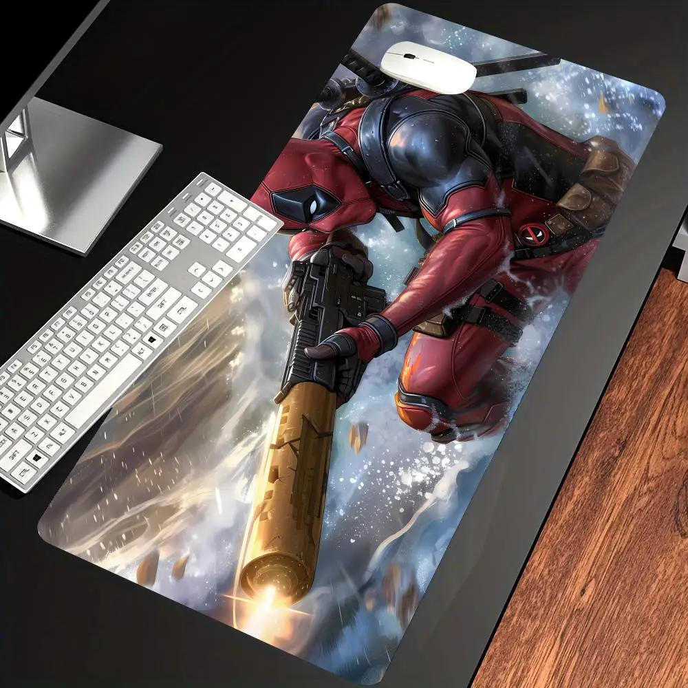 

HYBXAXC M-Mar Vel D-Dead pool Anime Mouse Pad Desk Mouse Pad Cute HD Desk Pad Extended Gaming Keyboard Mats Large XXL Gamer