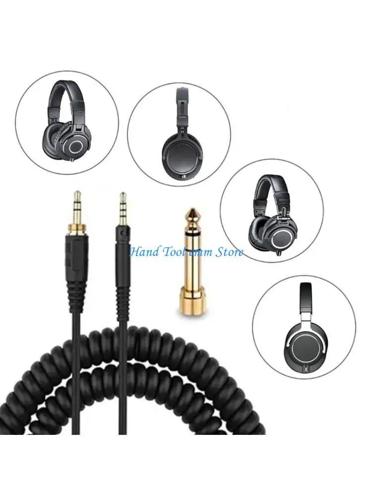 

H37F Replace Your Lost Damaged Cable Reliable Design Better Sound Extension 3.5mm Headset Cable for M40X M50X M60X Headphone