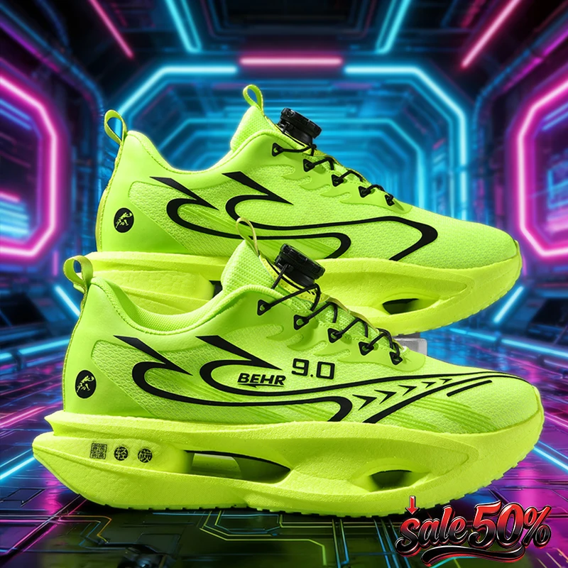 

Мужские кроссовки для бега с карбоновой пластиной, профессиональные амортизирующие кроссовки, мужские дышащие нескользящие спортивные кроссовки для тренировок на открытом воздухе