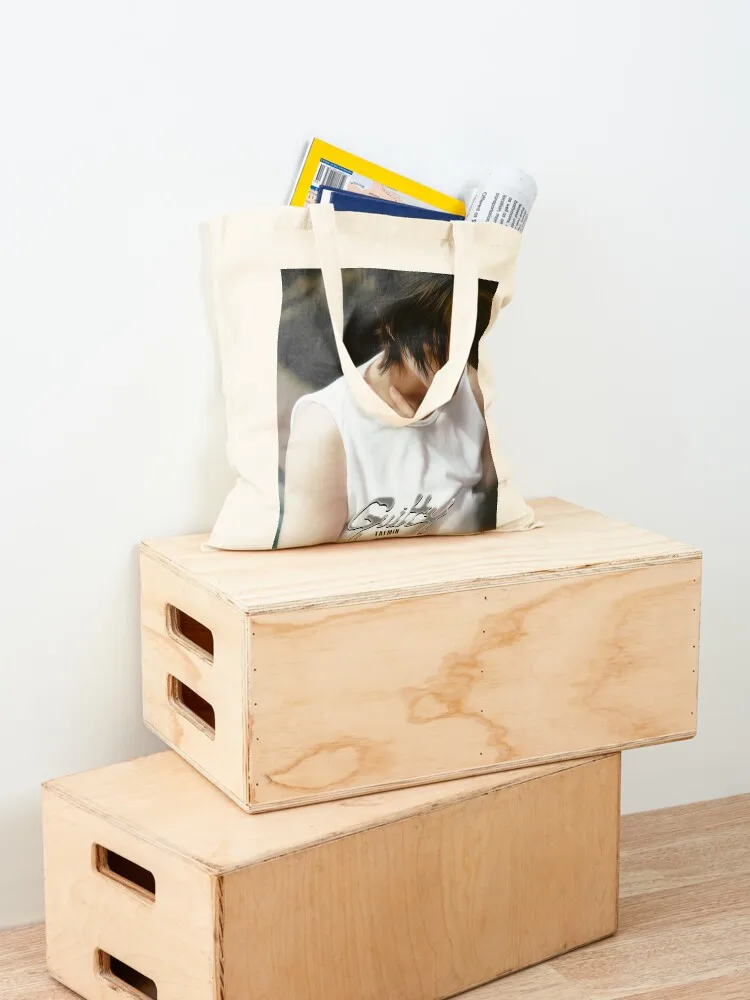 Taemin Guilty (الطلاء الزيتي) حمل حقيبة قماش حقيبة تسوق حقيبة المتسوق حقائب قماش المرأة للنساء حقائب اليد #4