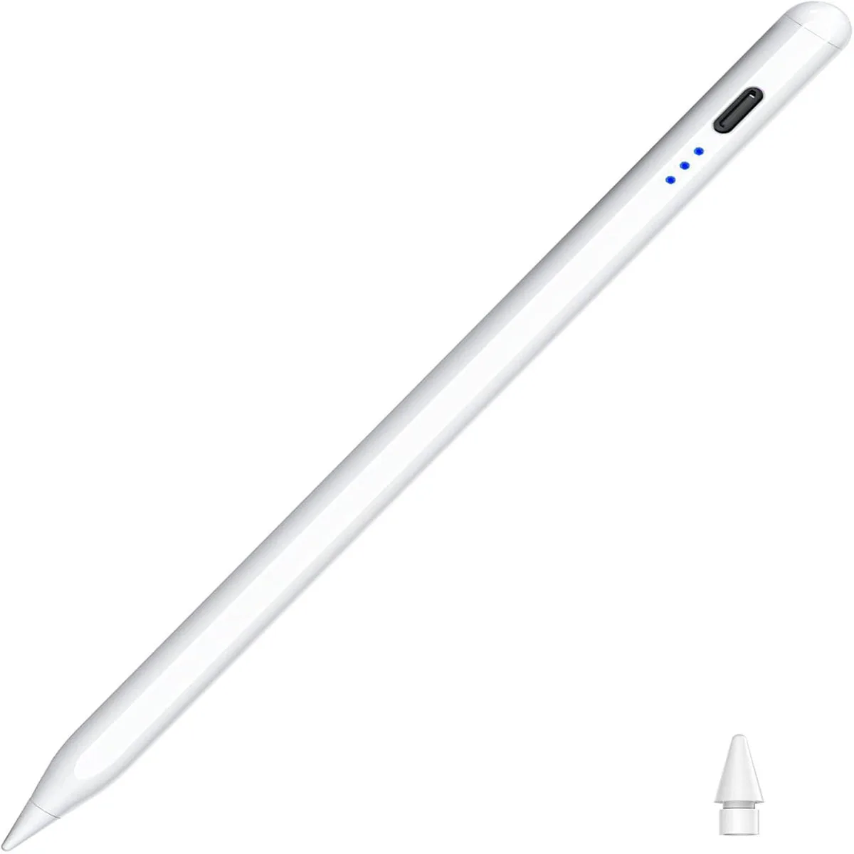 Stylus Pen for Apple iPad: Fast Charge for iPad Pencil Apple Pen with Palm Rejection Tilt Sensitivity - Pen for iPad 10/9/8/7/6,