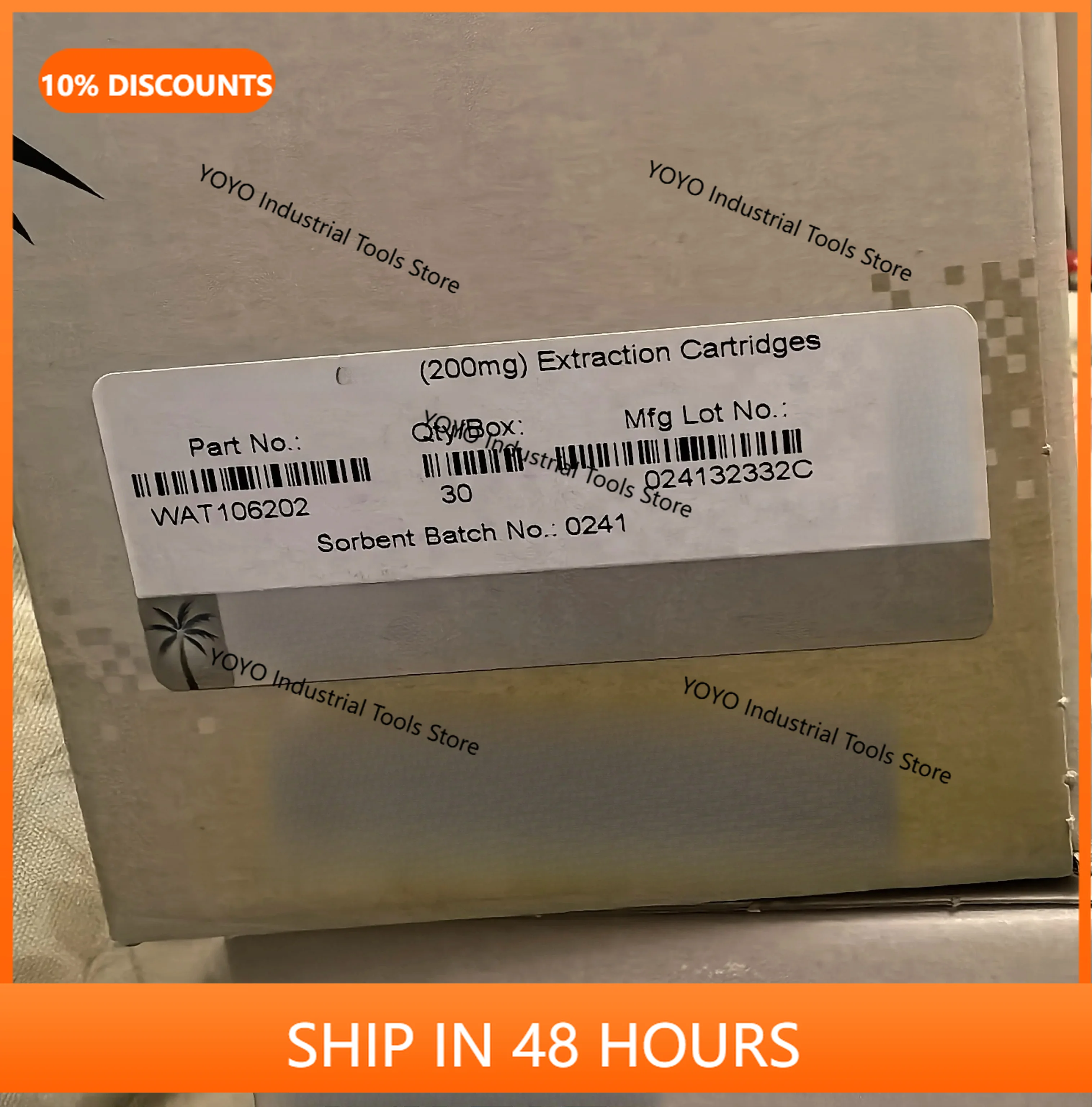2026  HLB 6cc (200mg) extraction column, item number: WAT106202, brand new and unopened, a box of 30 pcs