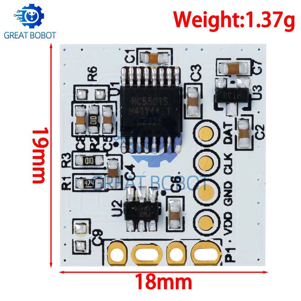 1~10PCS 5.8G Radar sensor module for corridor, staircase, garage, LED lighting fixtures for bulb and T8 light tube sensor