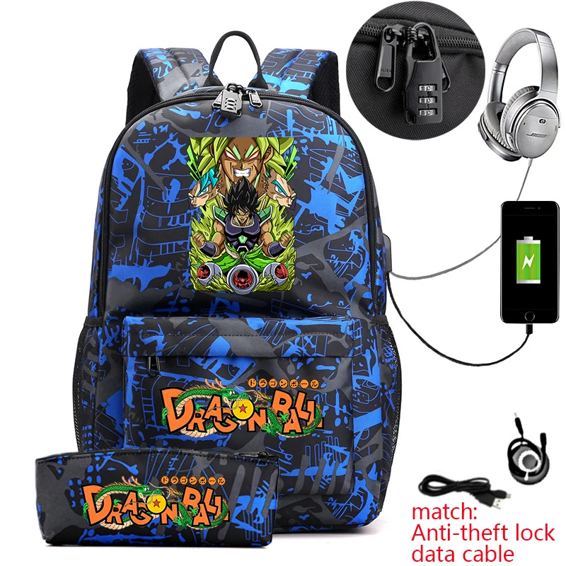 Dragon Ball Z Grafik Sırt Çant - Travel Backpack Anti Theft incelemesi ve fiyatı