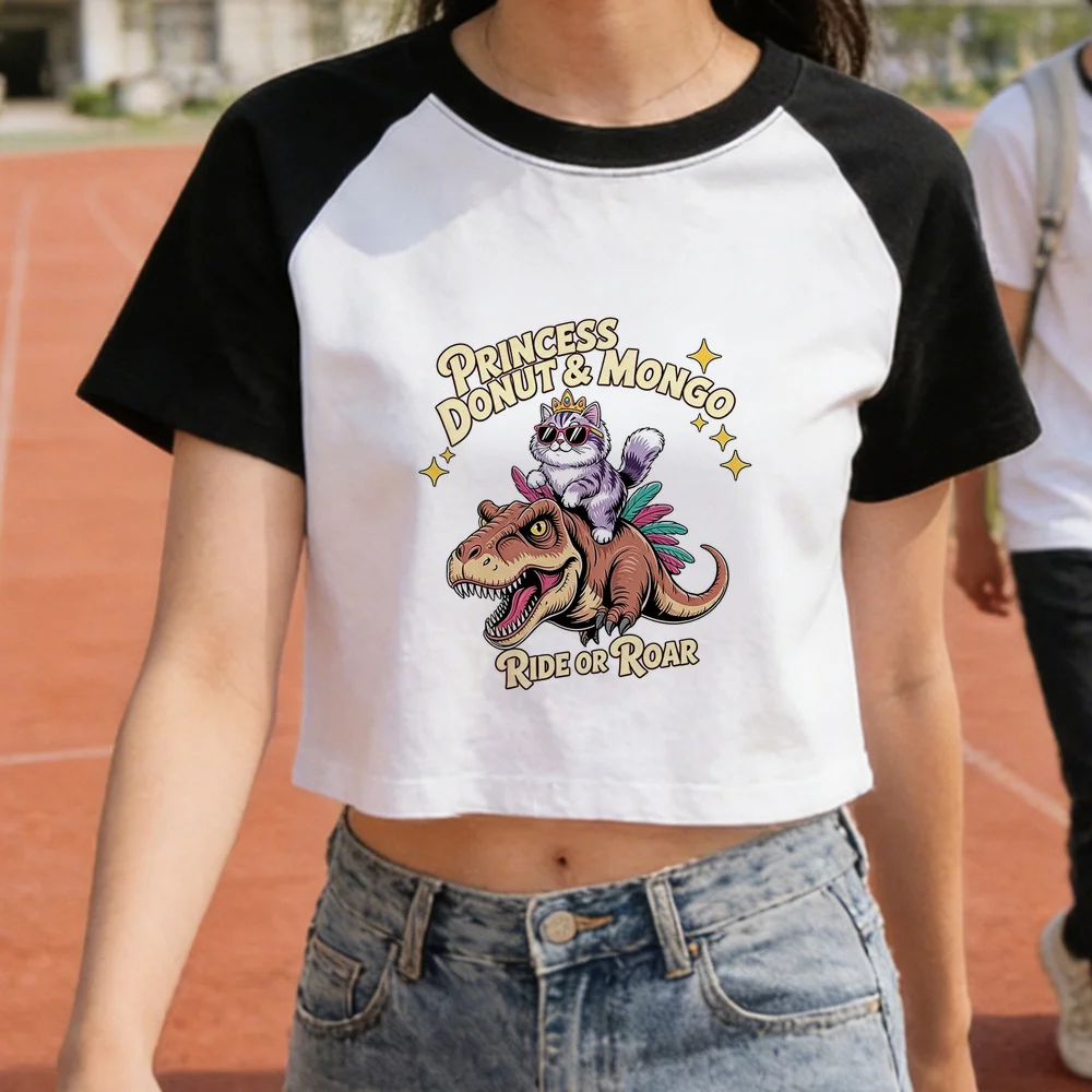 Dungeon Crawler Carl crop top female cute scene  harajuku japan cheap t shirt graphic kawaii goth japanese vintage