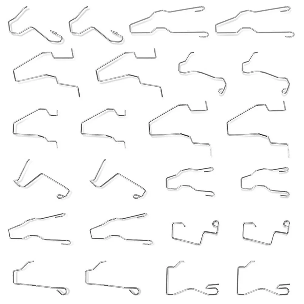 24pcs Car H1 H3 H4 H7 Assorted Headlight Bulb Retaining Clip Holder Set Light Bulb Fixing Spring Clip Auto Accessories