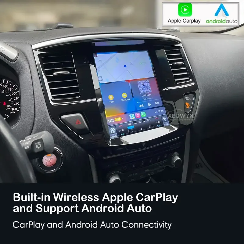 Android 12 screen radio stereo for nissan pathfinder r52 2013 14 15 16 17 18 19 multimedia apple carplay headunit