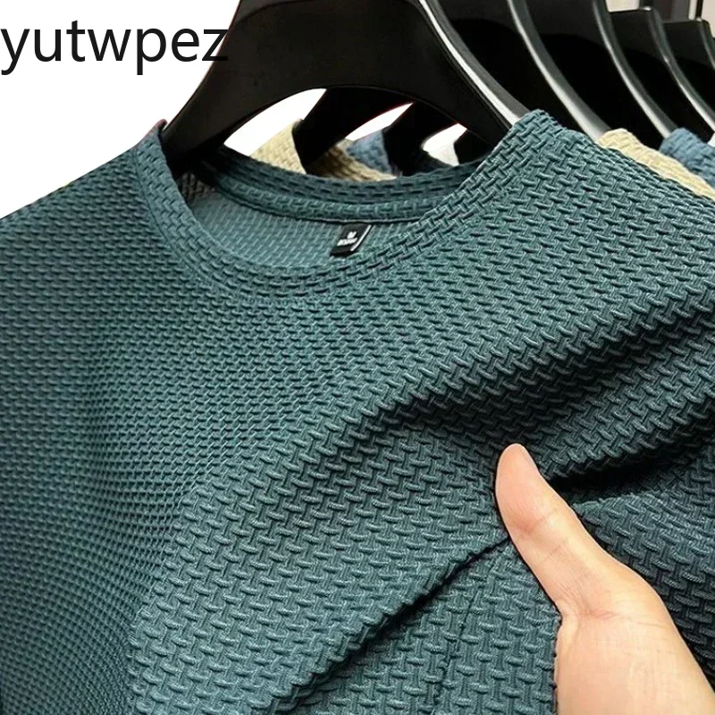 Fishing Hunting Sports Outdoor Hiking Running Summer Ice Silk High-End T Shirts Cycling Camping Men's Breathable Fashion T-Shirt image 6