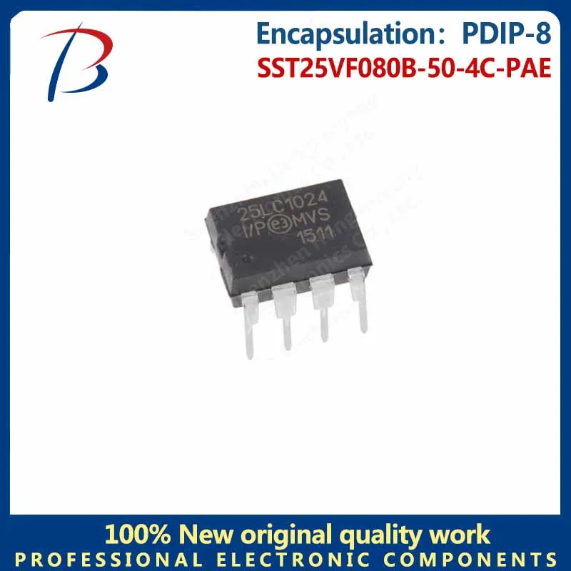 1pcsSST25VF080B-50-4C-PAE microcontroller package PDIP-8