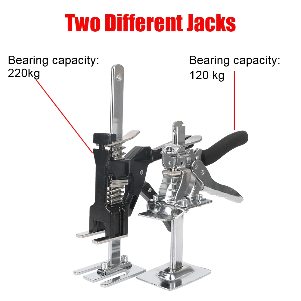 Imagem -03 - Labor-saving Braço Jack para Painel de Porta Mão Levantamento Ferramenta Tile Ajuster Drywall Levantamento Elevador Ferramenta Gabinete Board Lifter