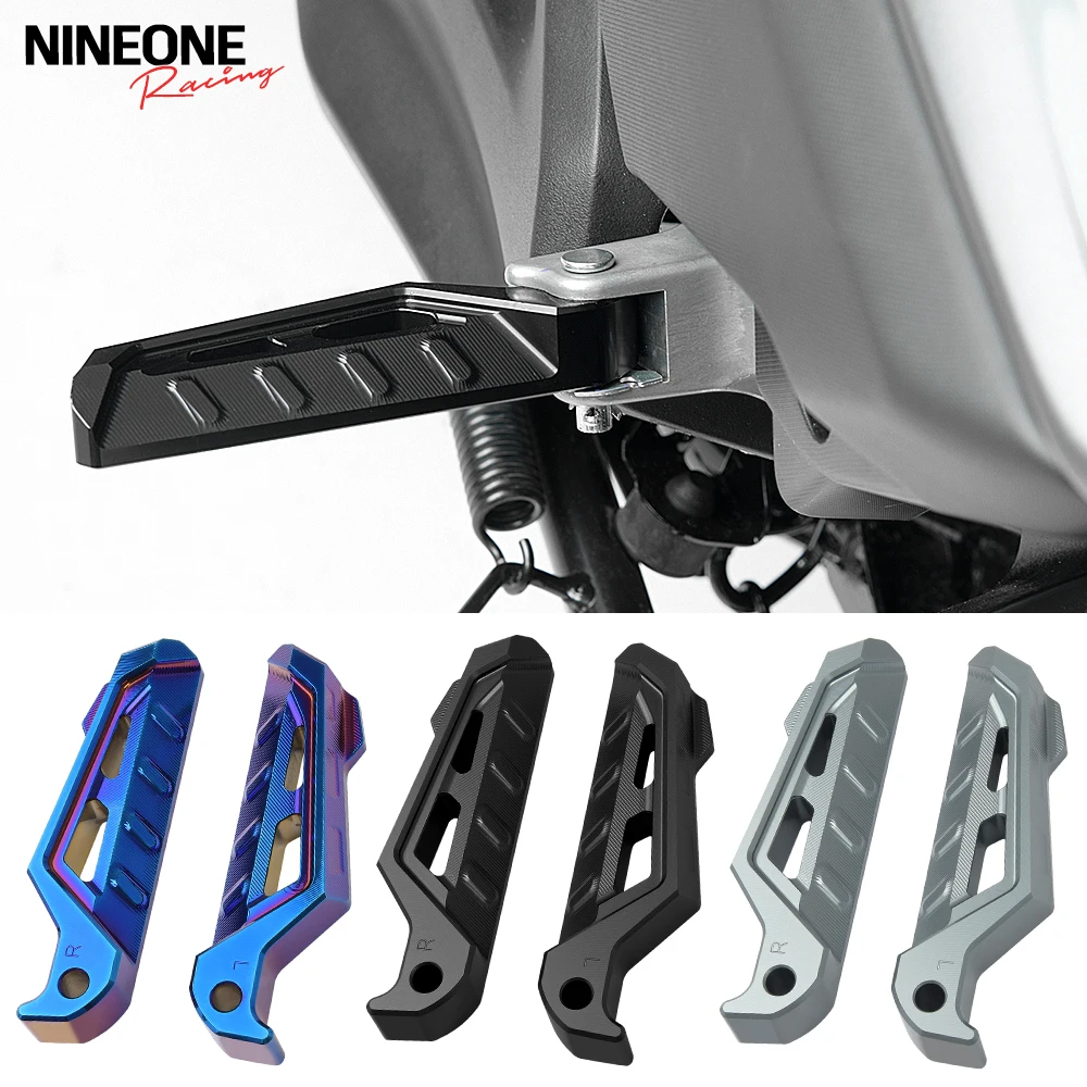 

For YAMAHA XMAX300 XMAX250 XMAX 300 250 400 17-25 Nmax/NVX155 15-25 Tmax530 Rear Footrest Passenger Wider Footpegs CNC Foot Pegs