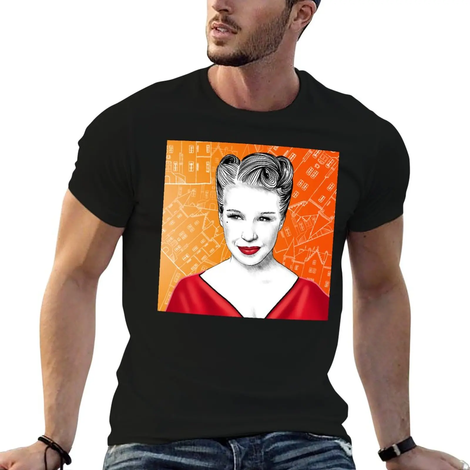 Angel Strawbridge/Adoree T-Shirt luxury t-shirt Funny t-shirt customs design your own Louboutins t shirt men 100℅ cotton