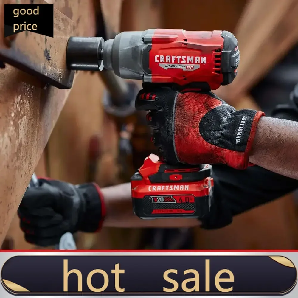 

Activity pricePopular20V High-Torque Impact Wrench, Cordless, Brushless, 1/2 Drive, 4Ah Battery Included