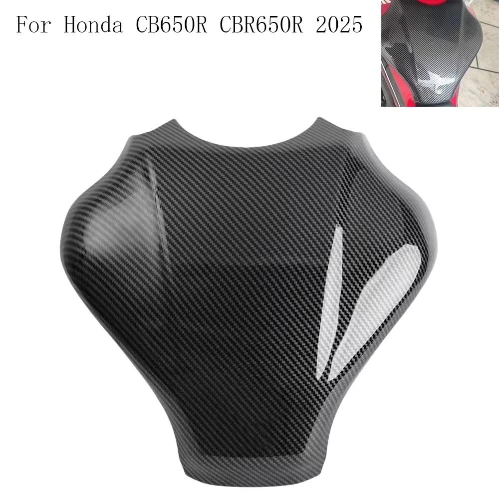 

For Honda CB650R CBR650R 2025 Carbon Fiber Motorcycle Accessories Front and Rear Fuel Tank Cap Protectors