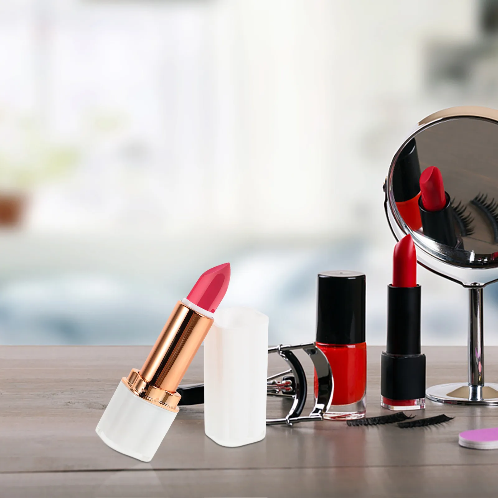 Tubi Vuoti per Lucidalabbra, Contenitori in Plastica Fai-da-Te, Forniture per la Creazione di Lipgloss