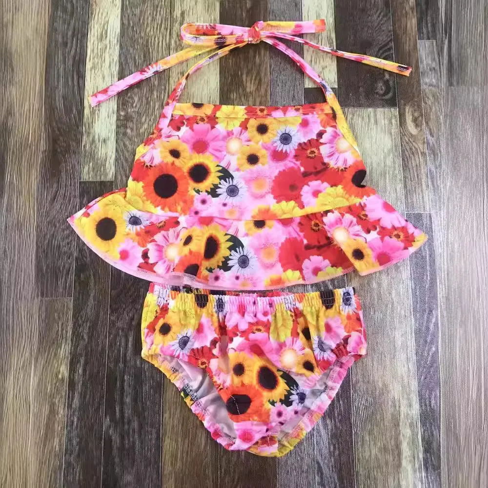 

2024 Latest Top Brand Girls' Summer swimwear New Pattern Hot Selling Wholesale swimsuit for 1-12 Years Old