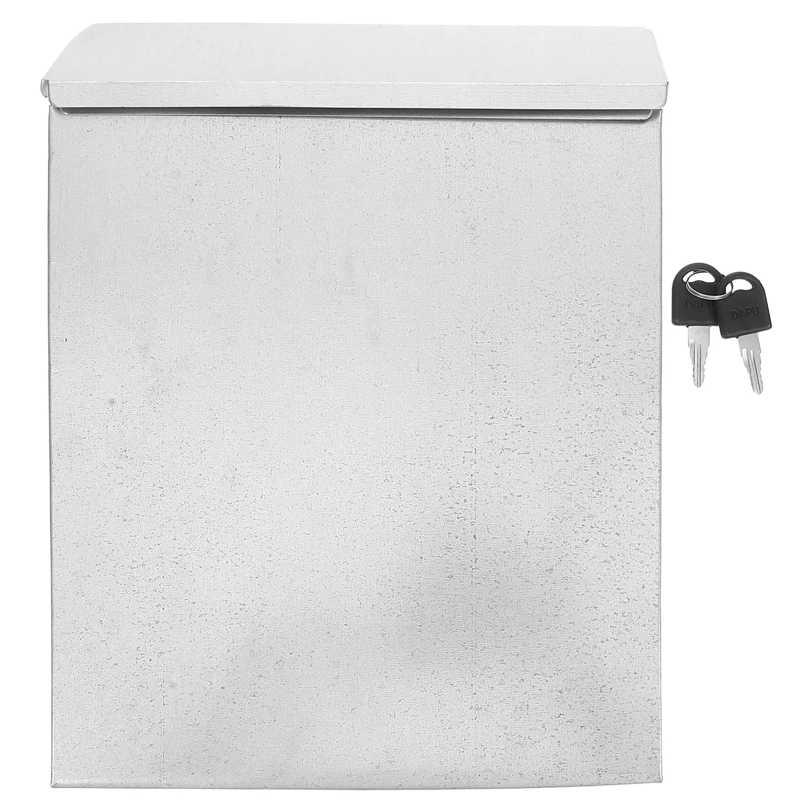 Lockable Vintage Iron Suggestion Box Wall Mounted Secure Confidential Feedback Box for Classroom Office Garden Outdoor Wall