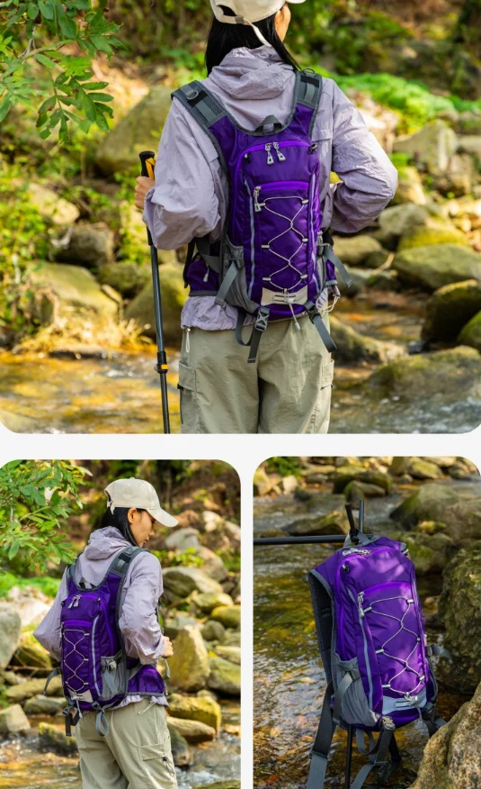 New 20L Outdoor Hiking Backpack for Men Women, Lightweight Nylon Cross Country Running Cycling Vest Packs Женский рюкзак mochila