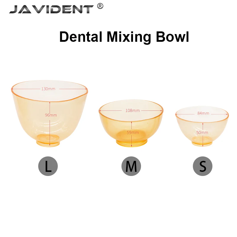 Dental Silicone Plaster Bowl, Plastic Material, Durable and Wear-Resistant, Impression Mixing Bowl, Dental and Medical Supplies