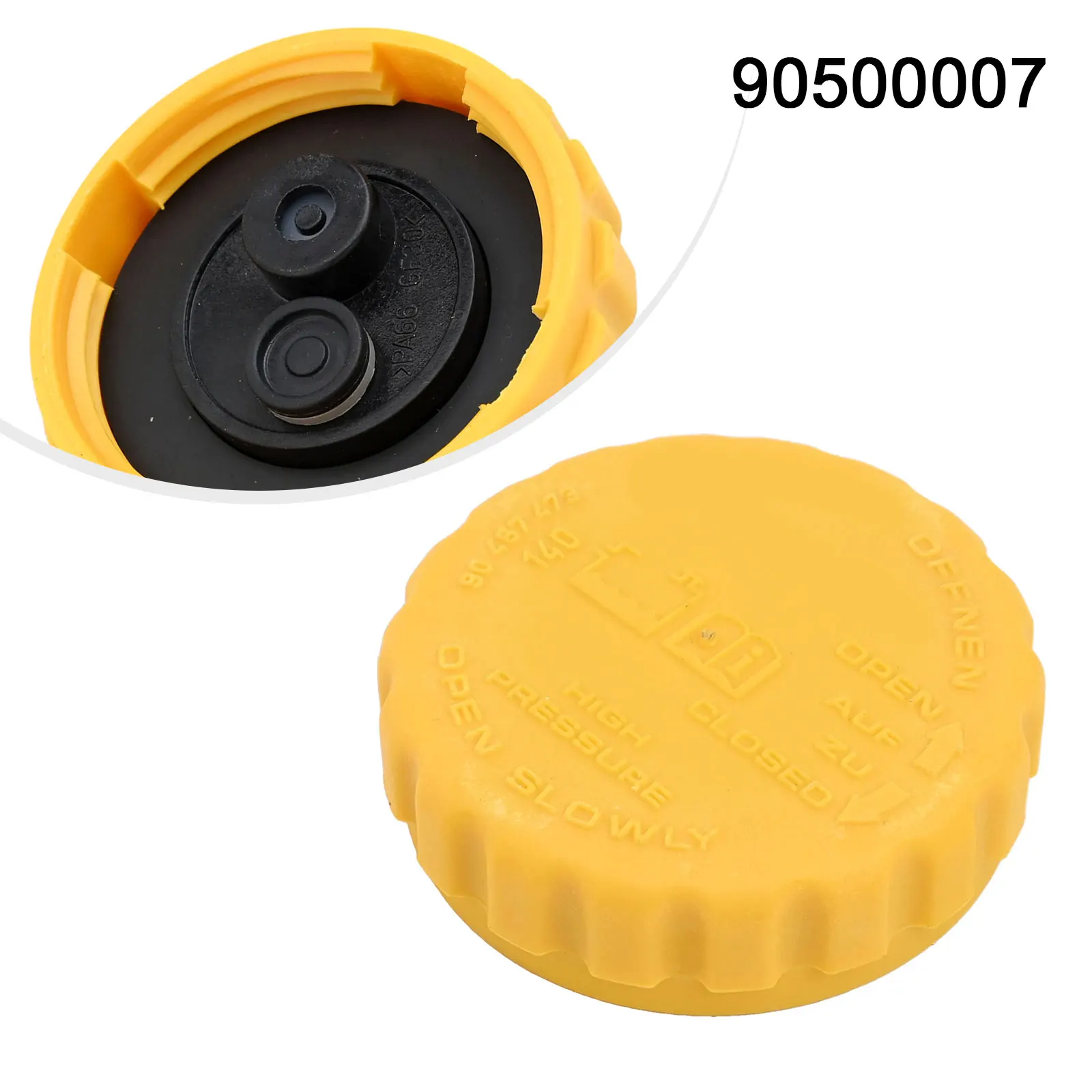 

Для обслуживания автомобиля, как показано на картинках, крышка бака охлаждающей жидкости автомобиля, простая установка, номер детали OEM 2045000549 для Chevy