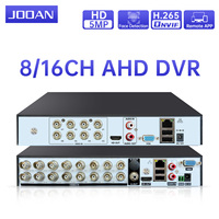 JOOAN 16CH 8CH 6 in 1 H265 Hybrid DVR Video Recorder for 1080P 5M-N AHD Camera 2MP 3MP 5MP IP Camera P2P NVR CCTV Stystem