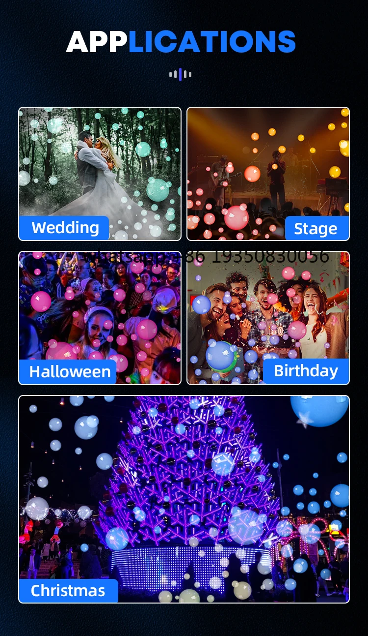 Waterproof 1400w 4 Head Rgbw 4in1 Led DMX Remote Control Bubble Smoke Fog Bubble Machine for Outdoor Wedding Party