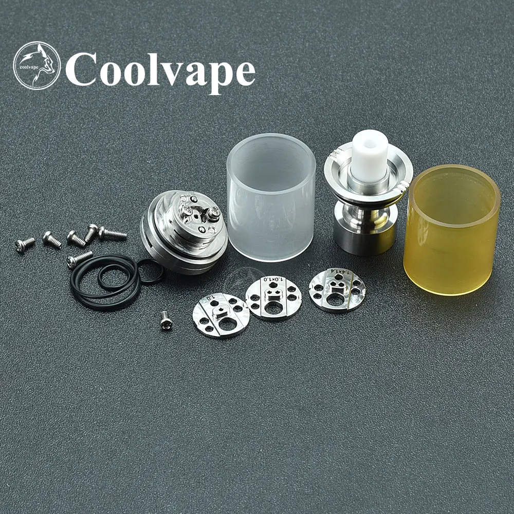 WOLFCOOLVAPE Vaporizer Holy Atty Mea Culpa MTL 22mm Vape Atomizer RTA Tank Vaporizer 316ss 3.5ml rta atomizer tank - gallery image 5