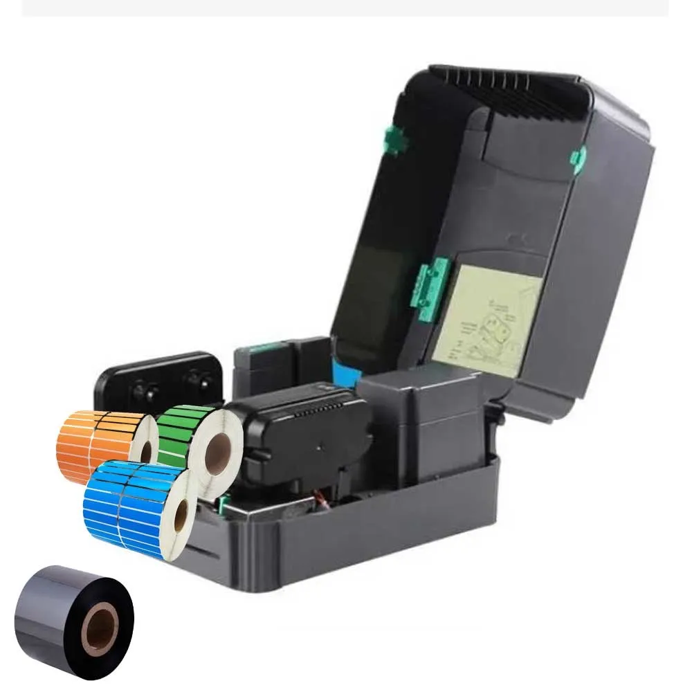 label printer for shipping packages TSC 244 thermal transfer printer