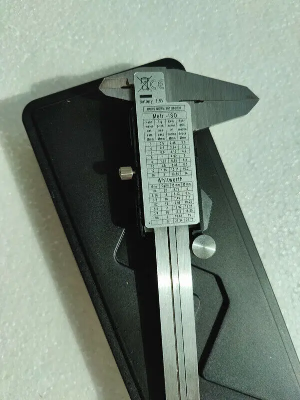 Calibrador Vernier Digital LED, herramienta de medición de 6 ", 150mm, CNC, plástico electrónico