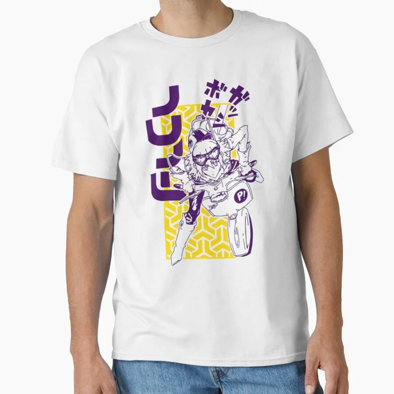 Koszulka męska Fooly Cooly FLCL 1027 Japan Anime, rozmiar L, grafika manga, nadruk, ubrania Y2k, koszulka z motywem kreskówkowym