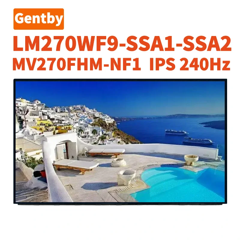 Original New LM270WF9 SSA1 SSA2 MV270FHM NF1 240HZ IPS 30 Pins LCD Screen For AW2720 Esports Gaming Monitor / Aliens AW2720HF