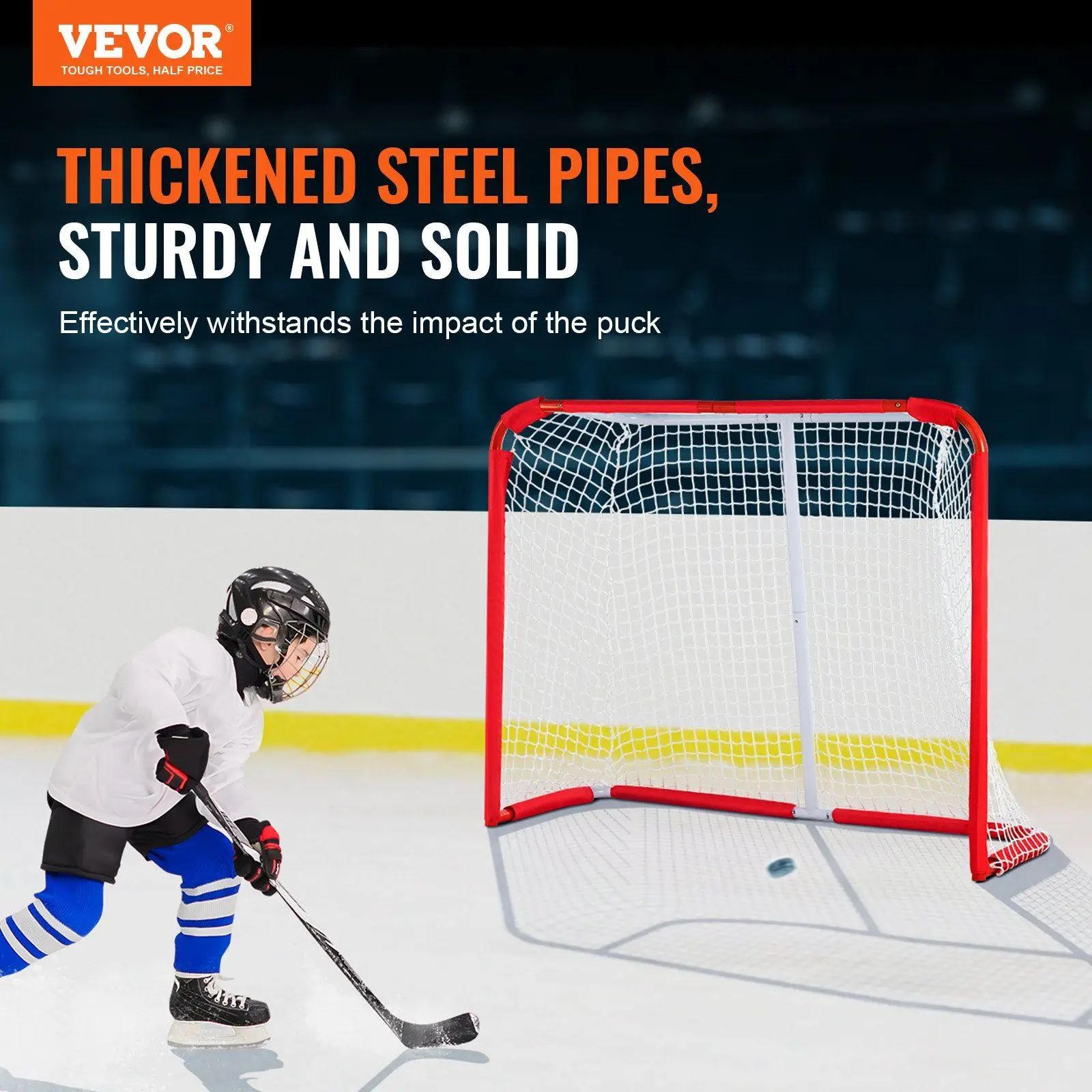 Youth Street Hockey Net Indoor Outdoor Steel Hockey Goal for Kids 54