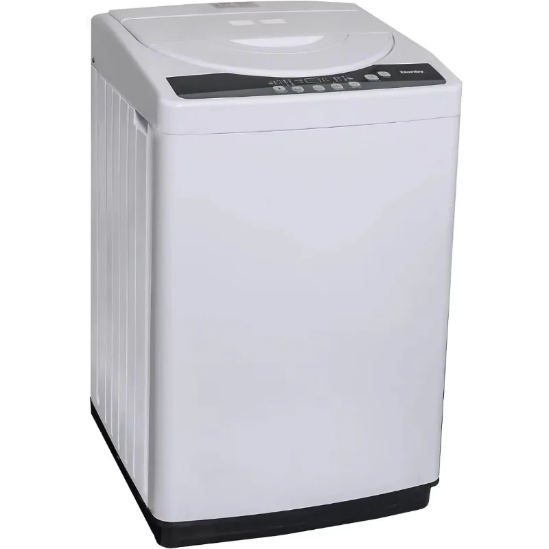 

2.11 Cu.Ft Machine, Portable Top Load Washer , Stainless Steel Drum and 4 Wash Cycles, 6.5, White