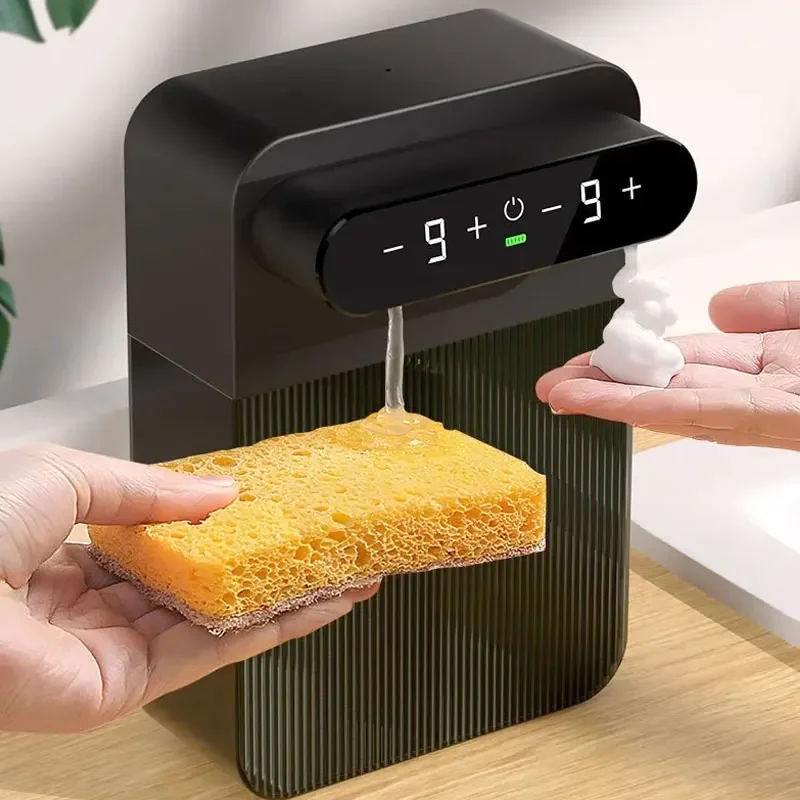 

Автоматическое индукционное дезинфицирующее средство для рук, перезаряжаемое через USB, двойная головка, бесконтактный, настенный, дозатор пенного геля для мыла, дозатор чашек