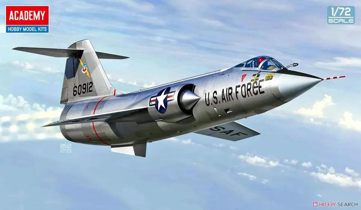 

Комплект модели Starfighter Academy 12576 F-104C в масштабе 1/72