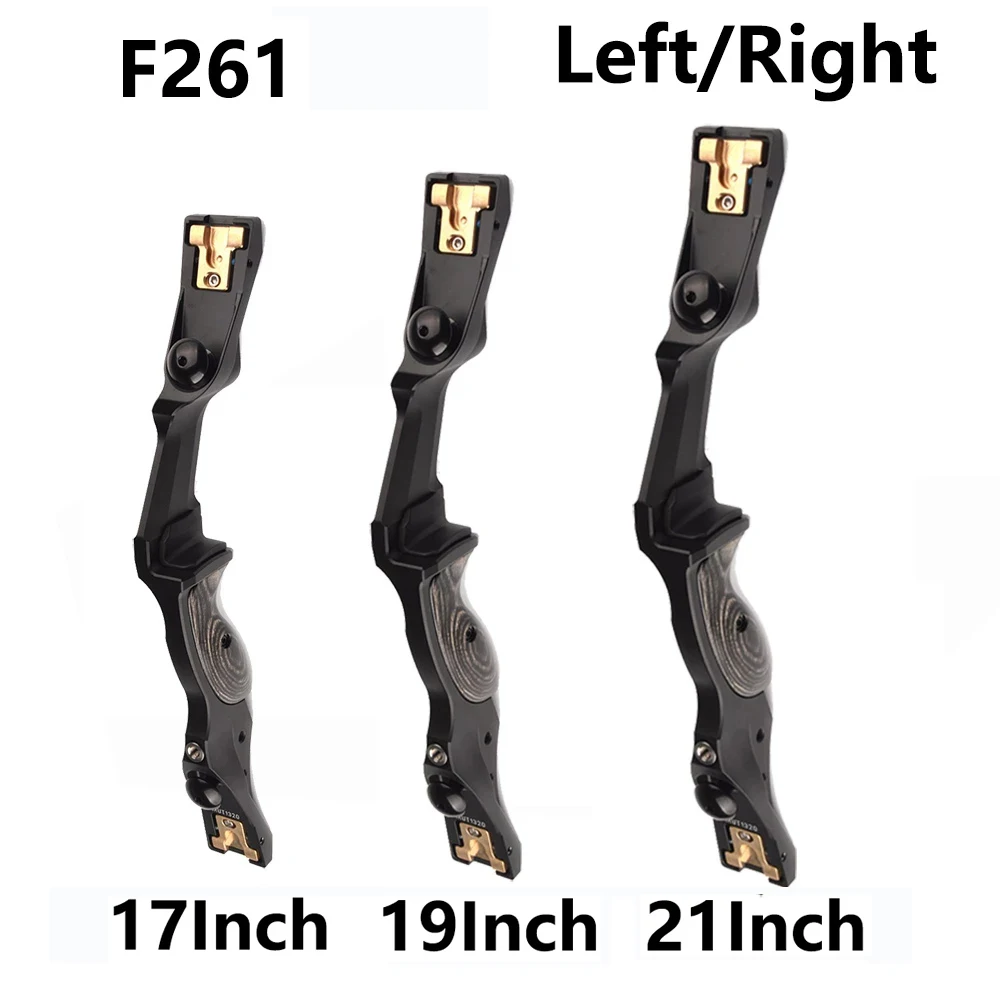 

F261 American Recurve Bow Riser 17/19/21 inches for Right/Left Hand User DIY Bow Archery Hunting Shooting