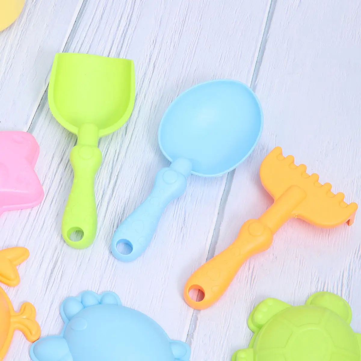 7pcs-beach-sand-playset-premium-plastic-kids-sandcastle-creativity-social-skills-color-learning-fun-outdoor-playset