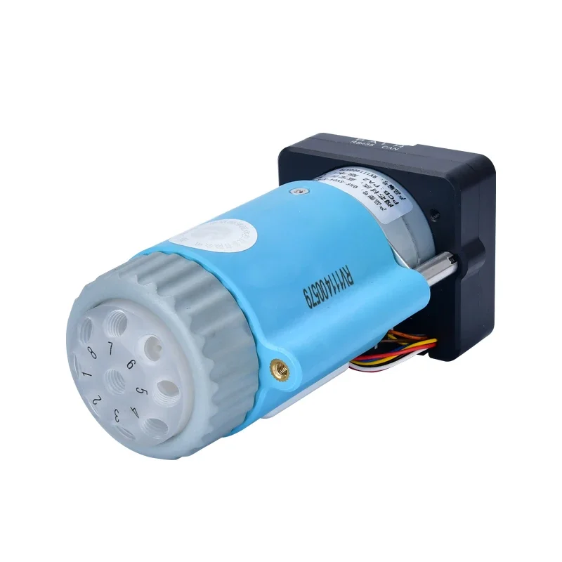 High efficiency and maintenance-free stepper motor  drive system Automatic multiport selector industrial valve