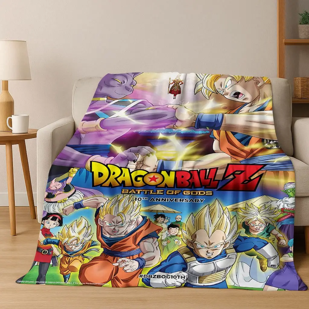 3D japanische Anime D-Dragon B-Ball Flanelldecke weiche warme Überwurfdecke für Schlafzimmer Wohnzimmer Bett Reisen Camping Picknick Geschenk