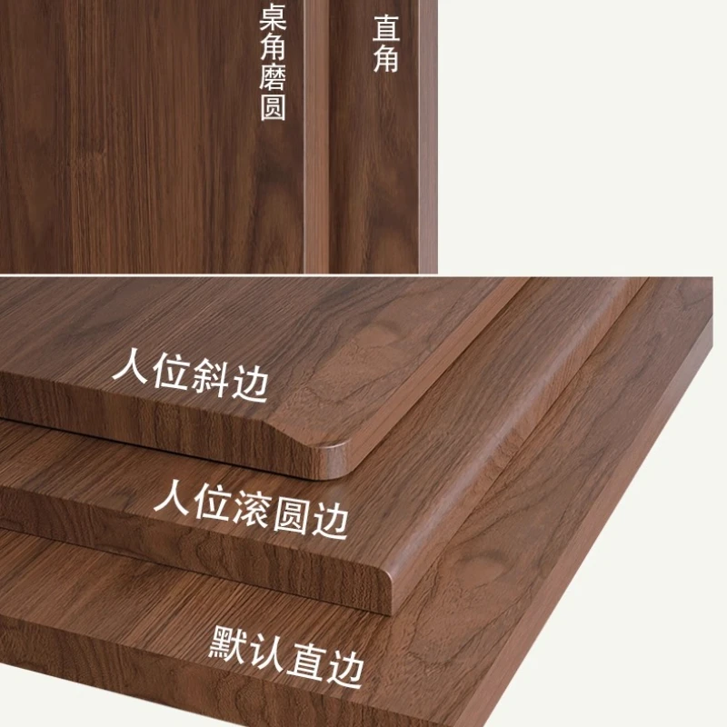 Solid wood double computer desk desktop, household desk, long table, workbench