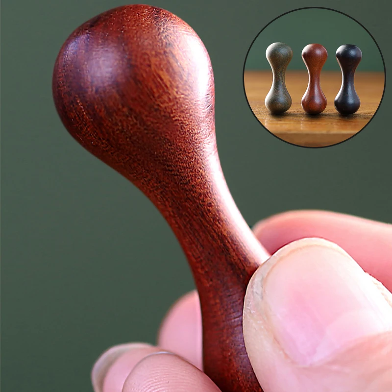 

Knucklebone Sandalwood Fingertip Top Baole Bead Begleri Toy Knucklebone Finger Limit EDC Anti Stress Autism ADHD Finger Exercise