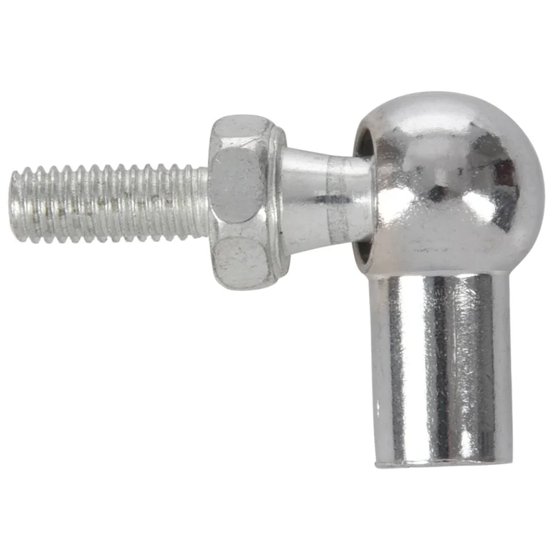 AB47-6Mm Male Female Thread L Shaped Ball Joint Rod End Bearings 12Pcs