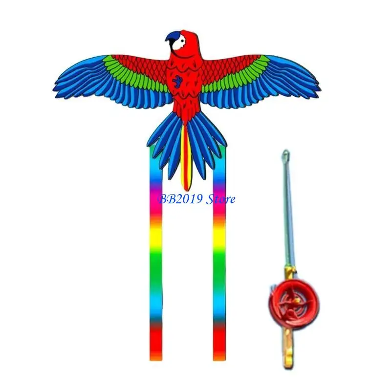 Q0KB Śmieszne latawce dynamiczne ze skrzydłami Bezramowe latawce Zabawna aktywność na plaży Przysługa rodziców i dzieci