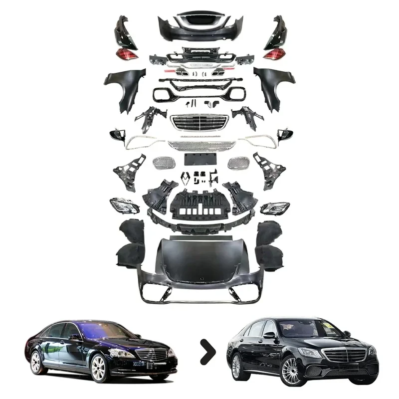 Latest New Design  S-Class W221 2007 2008 2009 2010 2011 2012 2013 Update To Racing W222 S65  Style