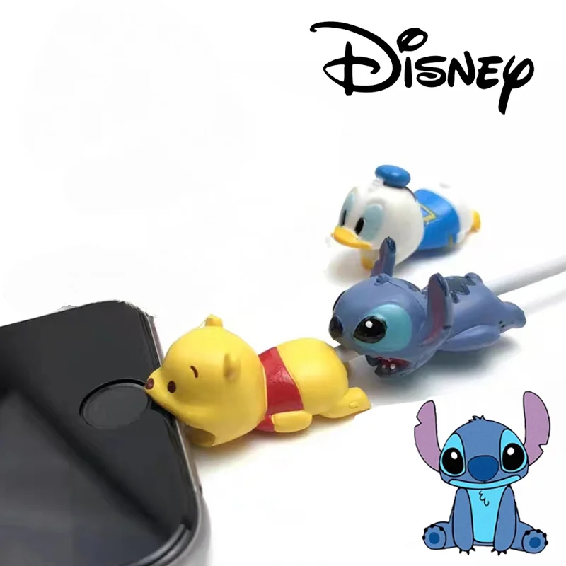 Disney Mickey Stitch Donald Datenkabel Schutzhülle für iPhone Android Anti Breaking Schutzhülle zum Laden des Kabels