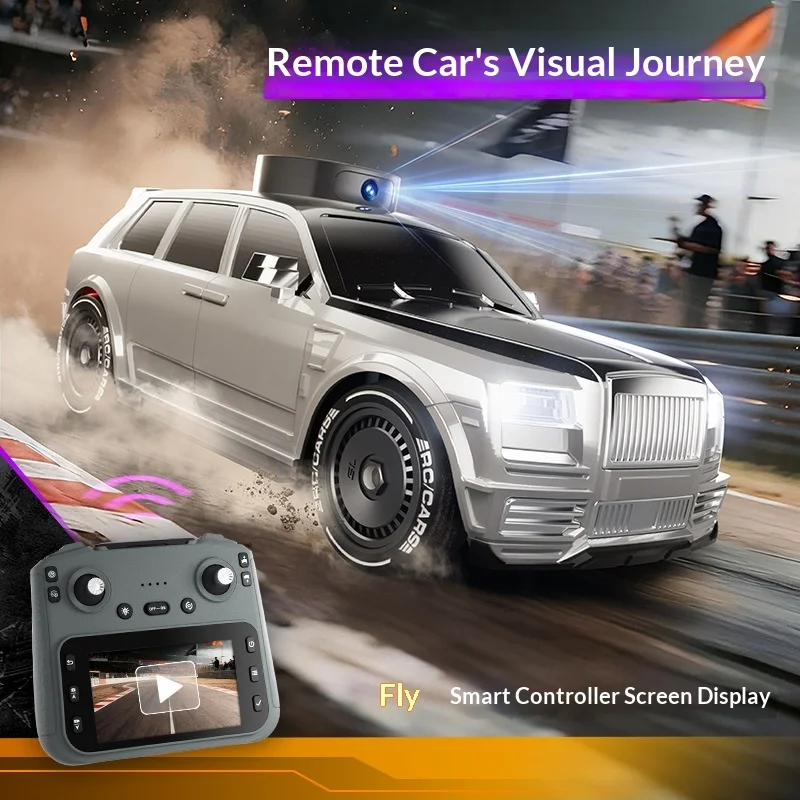 Hobbytech Rc Remote Control Car Hd Aerial Liftable Camera Screen Control Four Wheel Drive Off Road Long Battery Life Adult